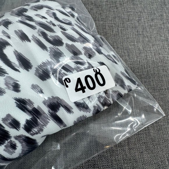 Sundown Mini Dress Lightweight Leopard Print Ruffled Slit V-Neck Spaghetti Strap - Picture 15 of 15